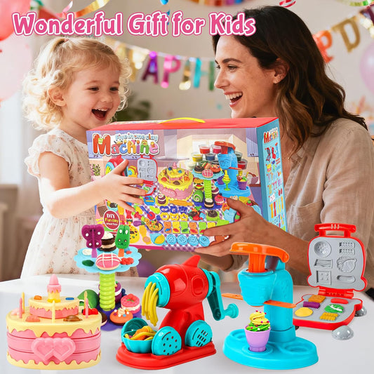 99 piezas, juegos de masa 5 en 1 para niños de 3-4-8 años, kit de h...