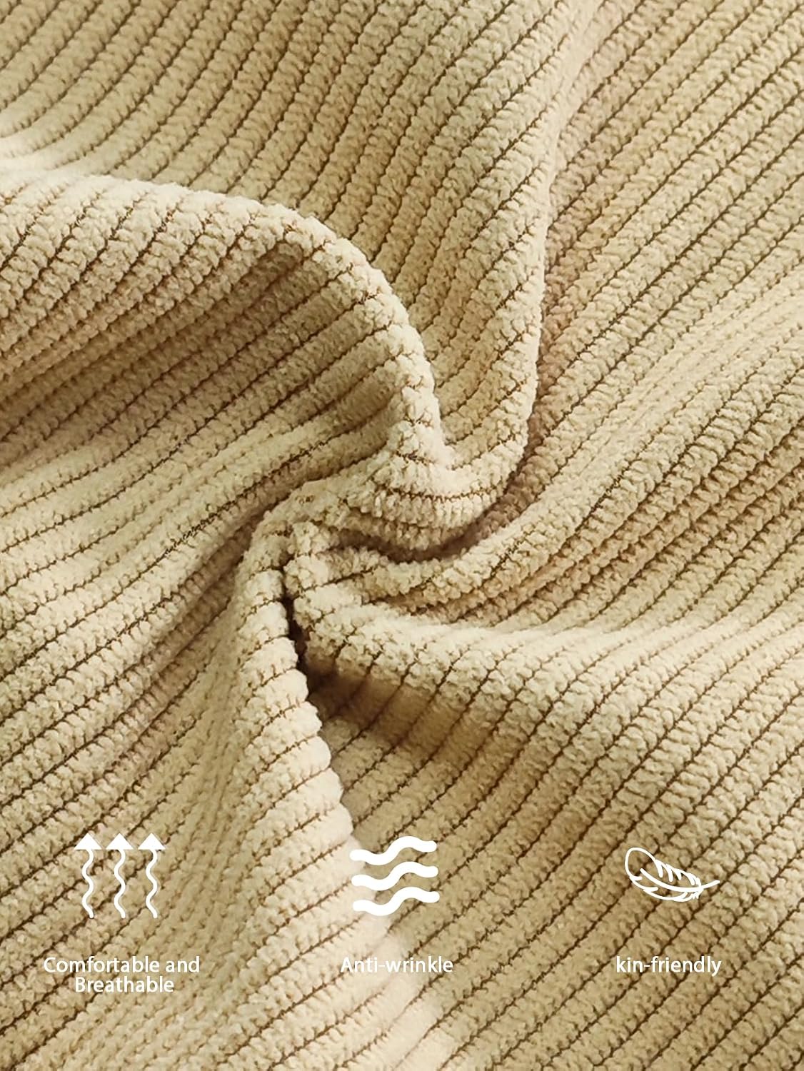 Hidkat Pantalones de corduroy casual para hombre, pantalones de pie...