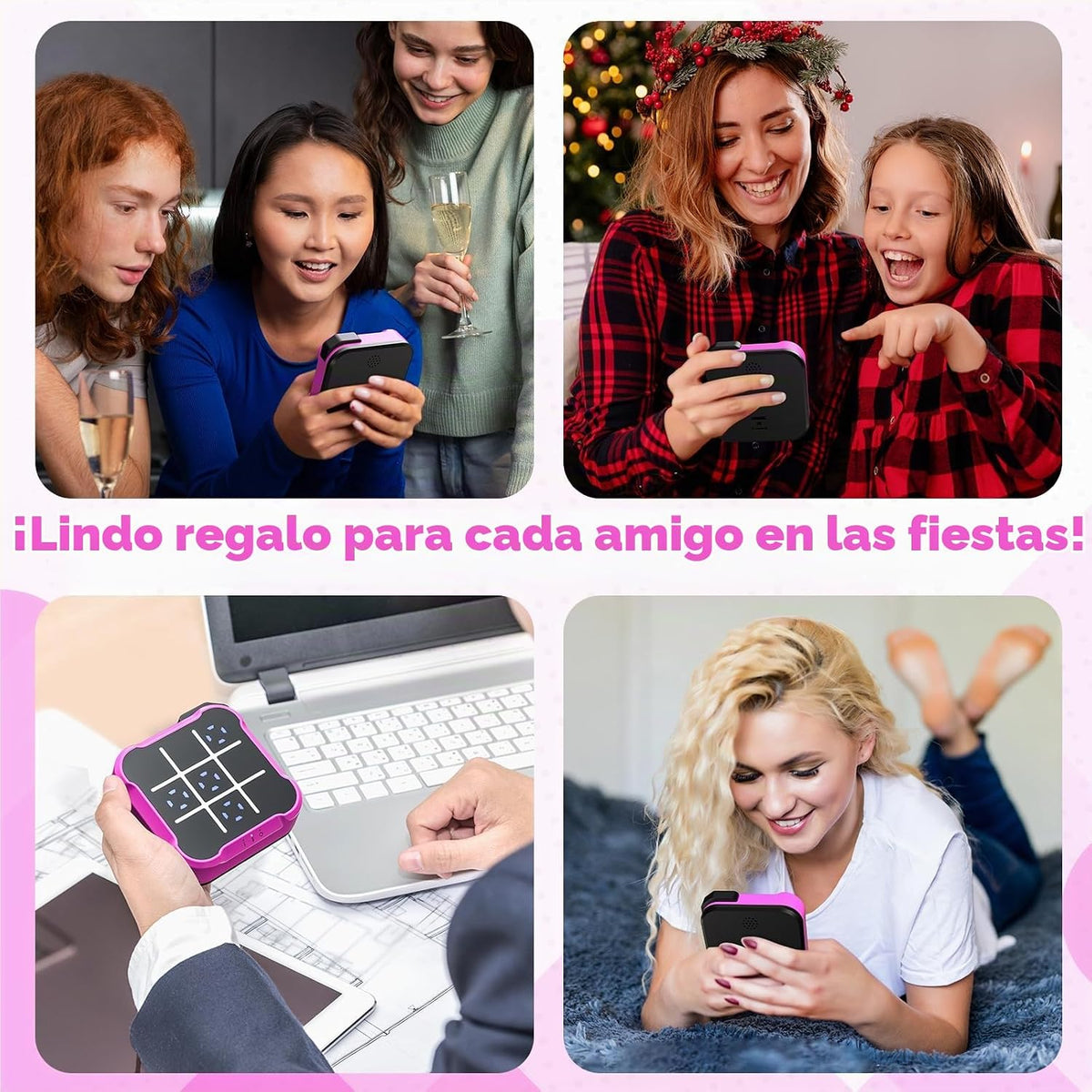 Juego Tic Tac Toe Bolt, Tablero de Rompecabezas Eléctrico Portátil...