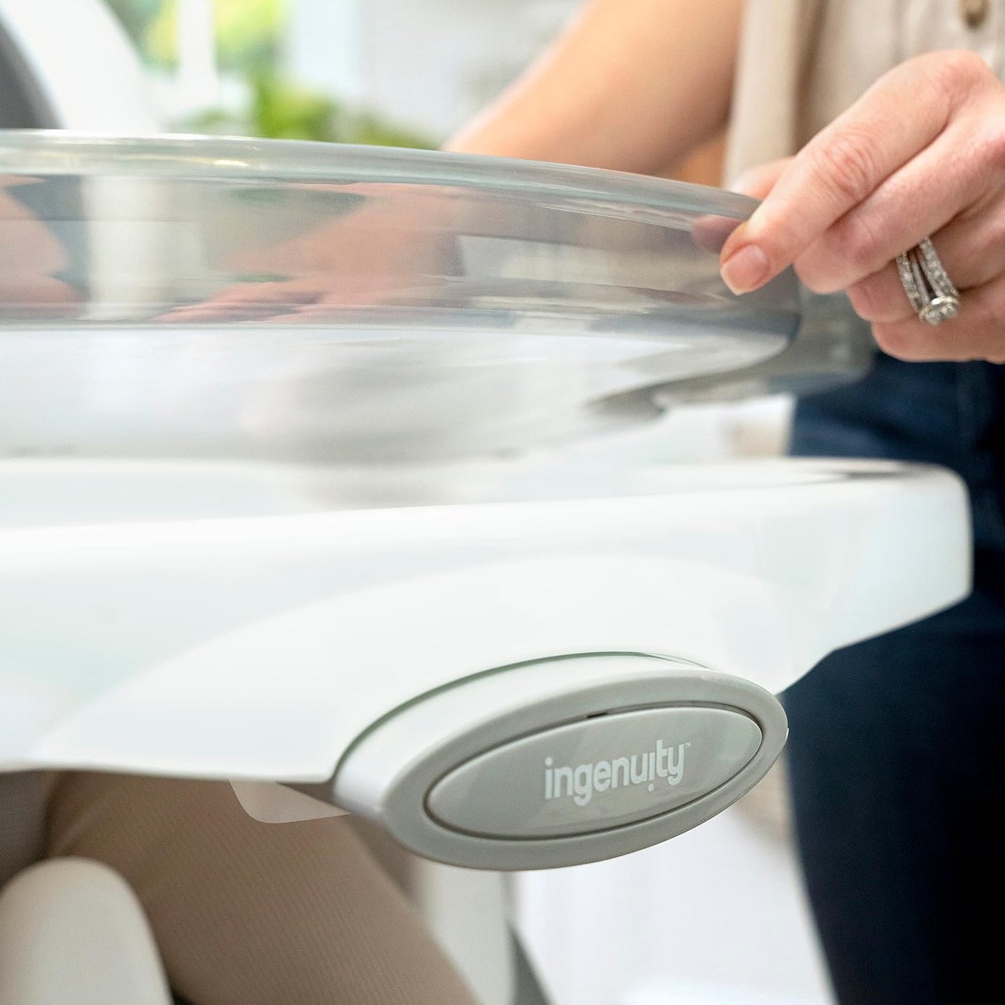 Ingenuity Full Course SmartClean - Silla alta 6 en 1, espuma EVA Sm...