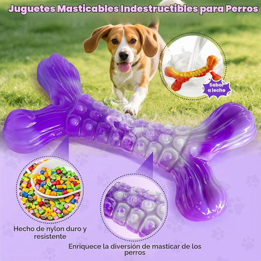 WOWBALA Juguete masticador agresivo para perros, paquete de 2 jugue...