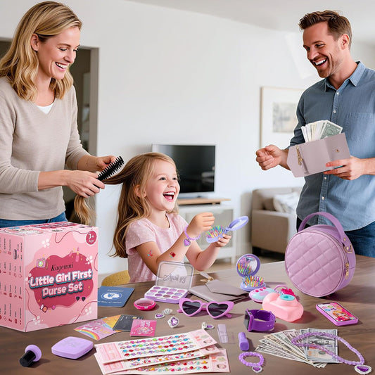 Kagenmi Bolsa de juego para niñas pequeñas, 39 piezas bolsa de niño...