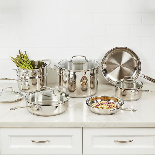 Cuisinart 77-11G Juego de 11 Piezas de Acero Inoxidable Colección d...