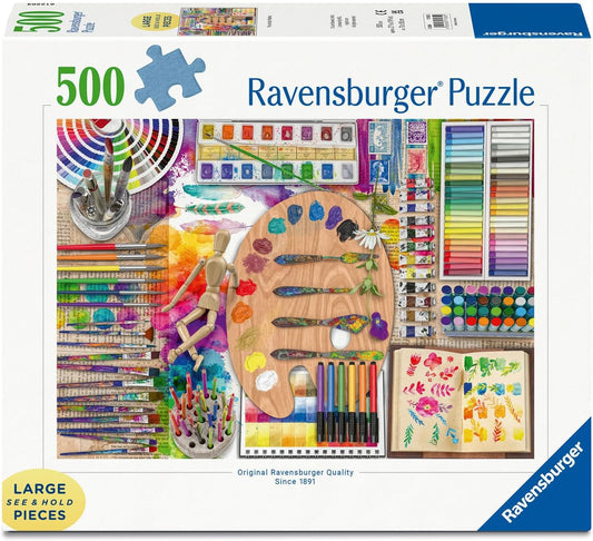 Ravensburger The Artist's Palette - Rompecabezas de 500 piezas...