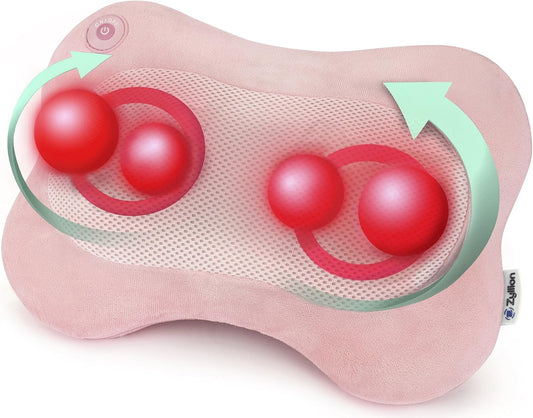 Zyllion ZMA-13 Masajeador de espalda y cuello con calor para alivia...