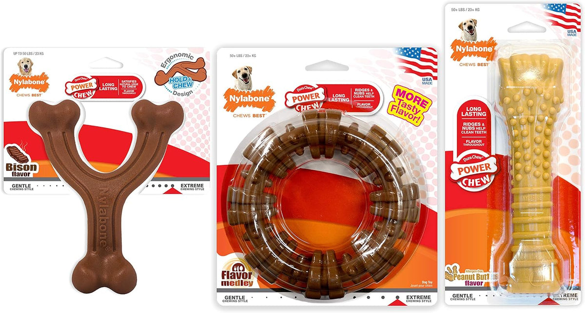 Nylabone Power Chew Customer Favorites - Juguetes masticables para...