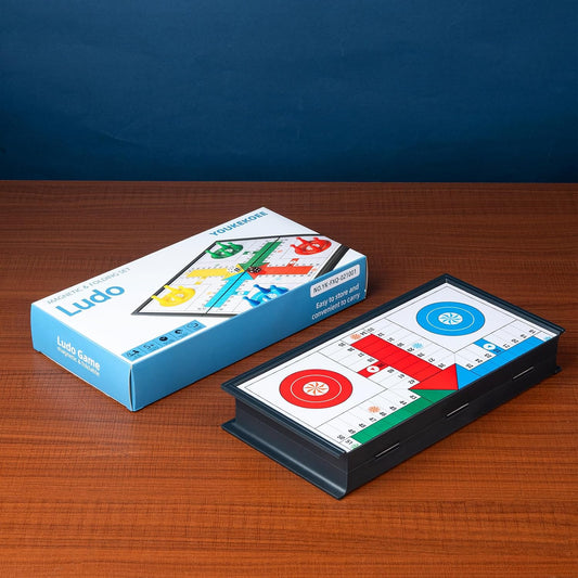YOUKEKOEE Ludo - Juego de mesa plegable magnético, adecuado para ad...