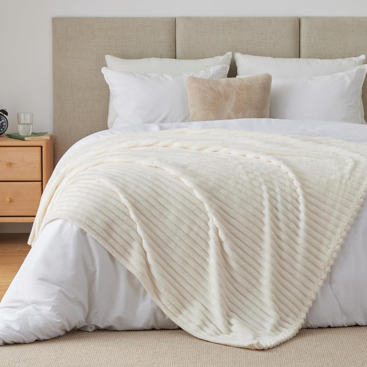 BEDELITE - Manta de vellón para sofá, de 8.85 oz\/yd², suave, cálid...