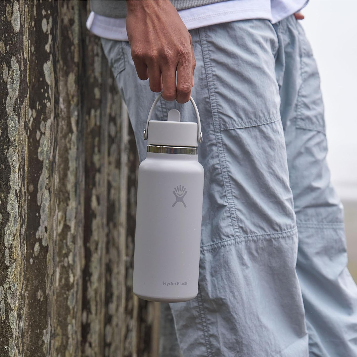 Botella de agua Hydro Flask - De acero inoxidable aislada - Tapa co...
