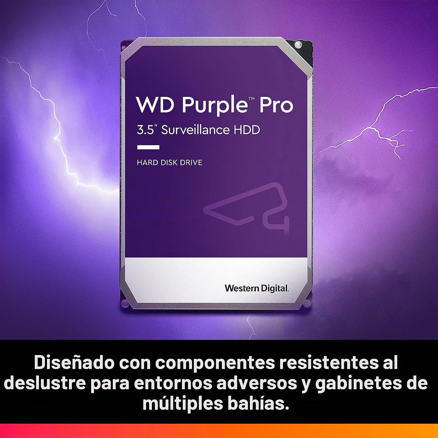 Western Digital 12TB WD Purple Pro Surveillance Disco duro interno...