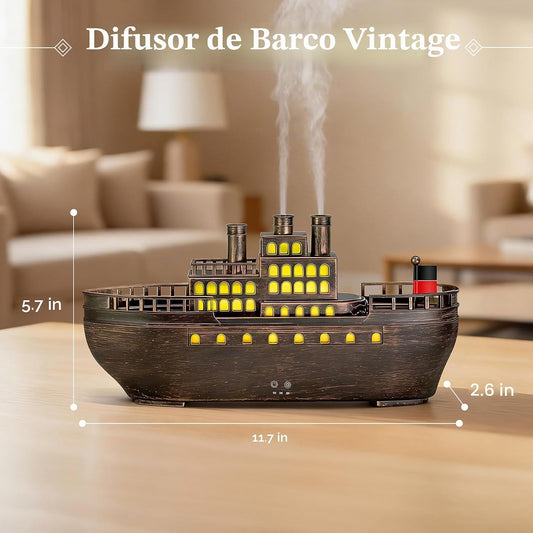 ZWH Difusor de aceite esencial de 8.5 fl oz, humidificador ultrasón...