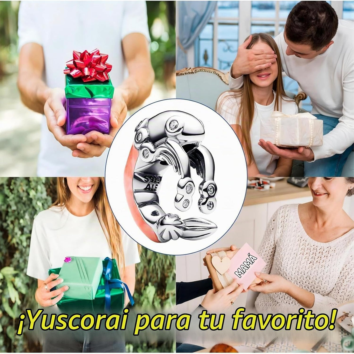 Yuscorai Bonitos dijes de moda para pulseras y collares, para cumpl...