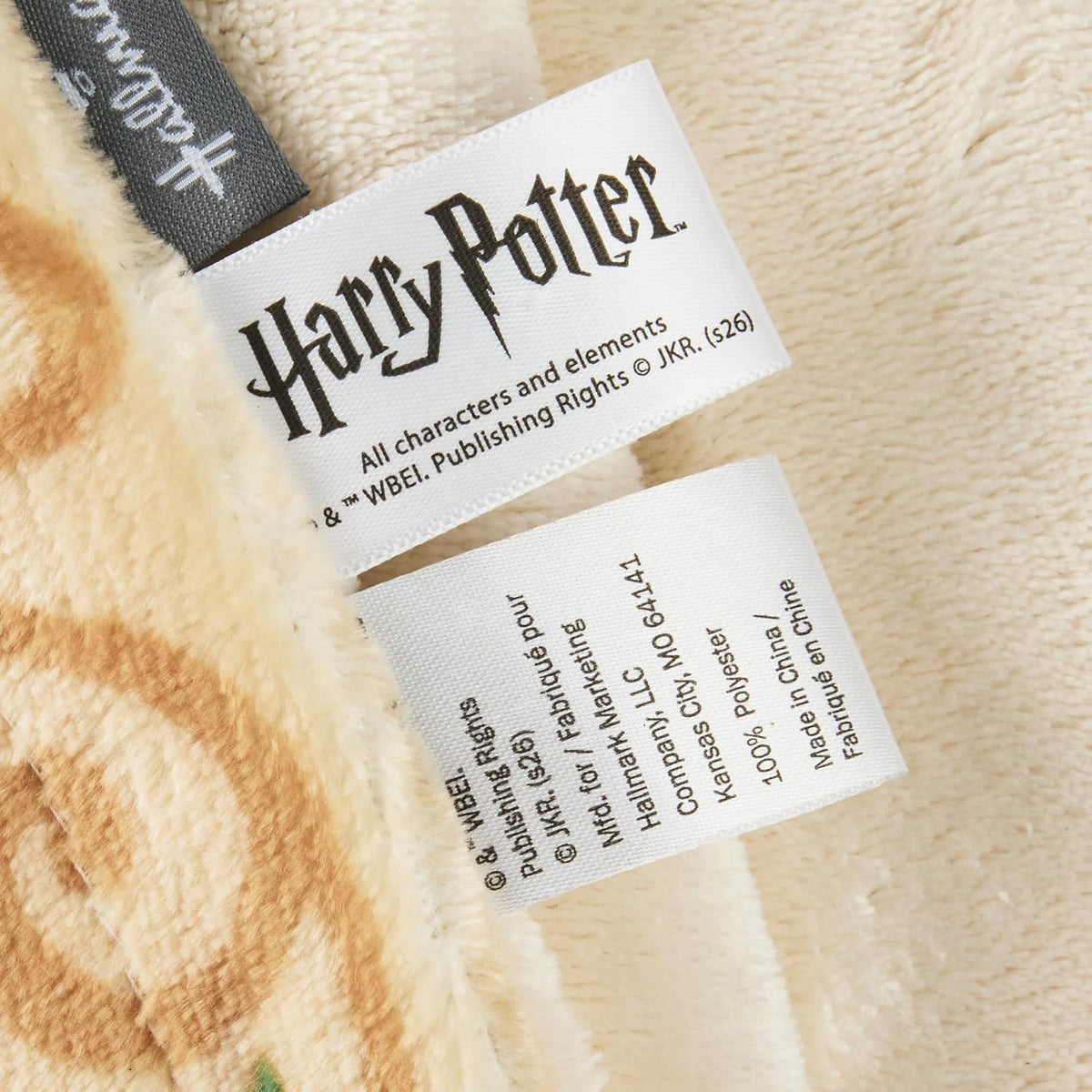 Hallmark Harry Potter Hogwarts Map - Manta de tapiz, 50 x 60 pulgadas