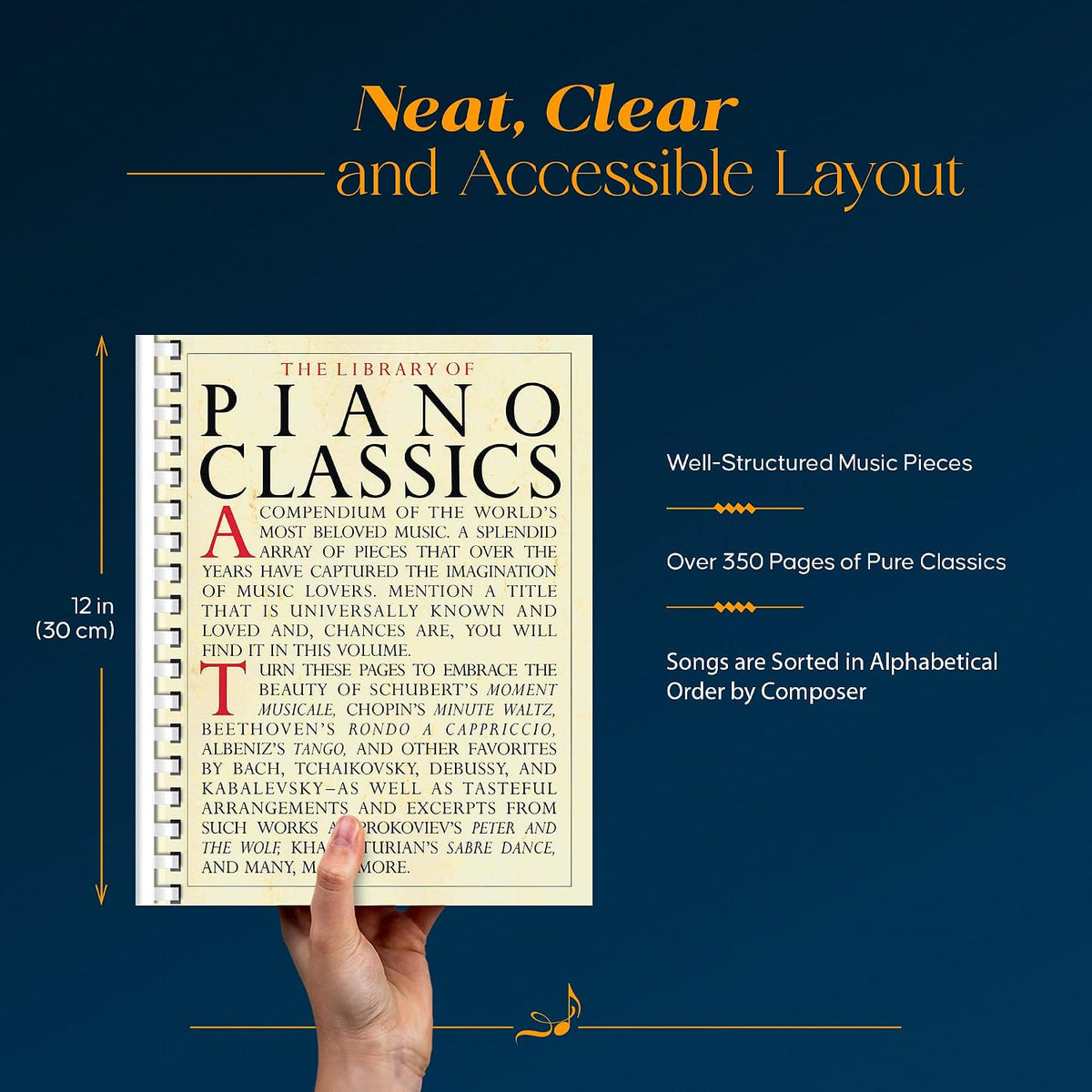 Biblioteca de clásicos del piano | Colección de piezas famosas para...