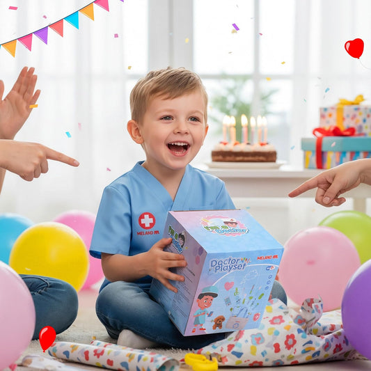 Meland Kit de médico de juguete para niños, juego de simulación con...