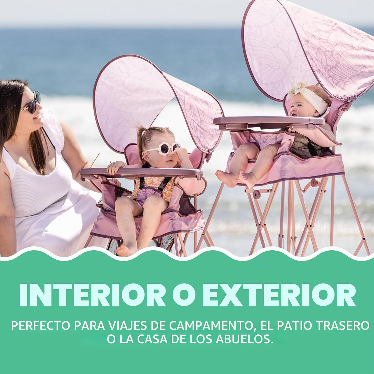 Baby Delight Go with Me Uplift - Silla alta portátil de lujo, silla...