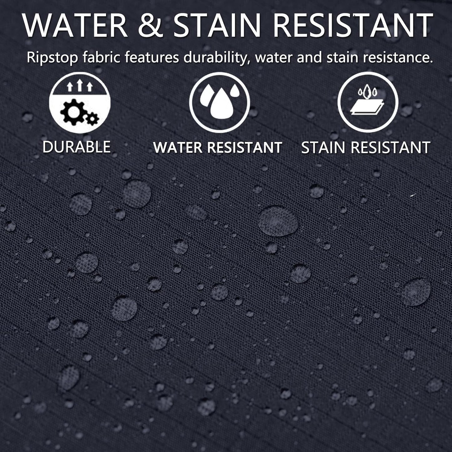 Hiwise Pantalones tácticos elásticos para hombre, resistentes al ag...