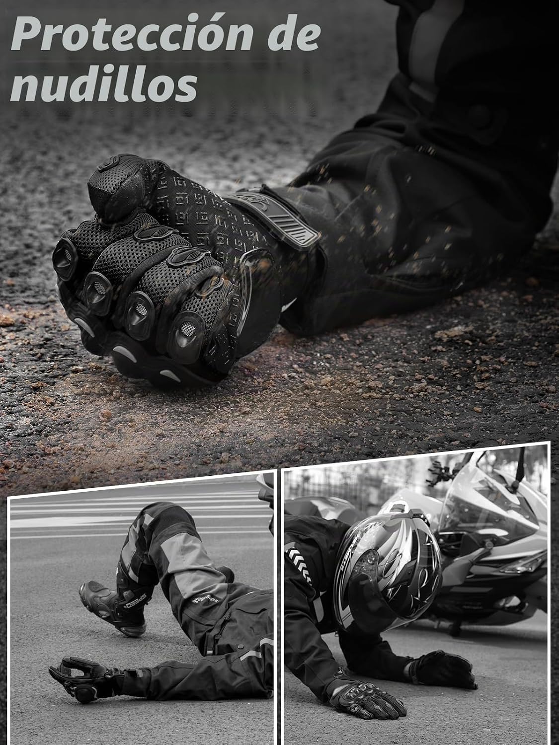 COFIT - Guantes de motocicleta con malla transpirable, guantes de m...