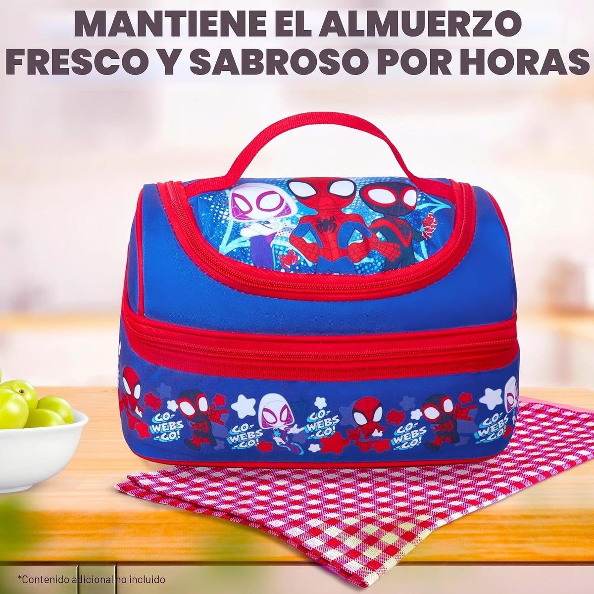 Get Trend Bolsa de almuerzo Marvel Spidey aislada con dos compartim...