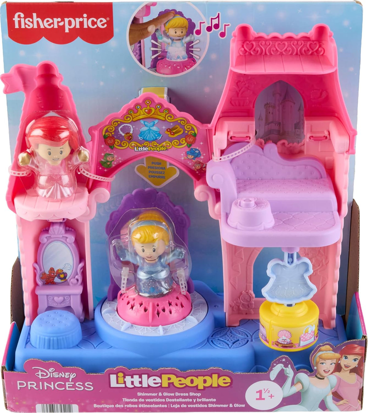 Tienda de vestidos brillantes y brillantes de princesas Disney de F...