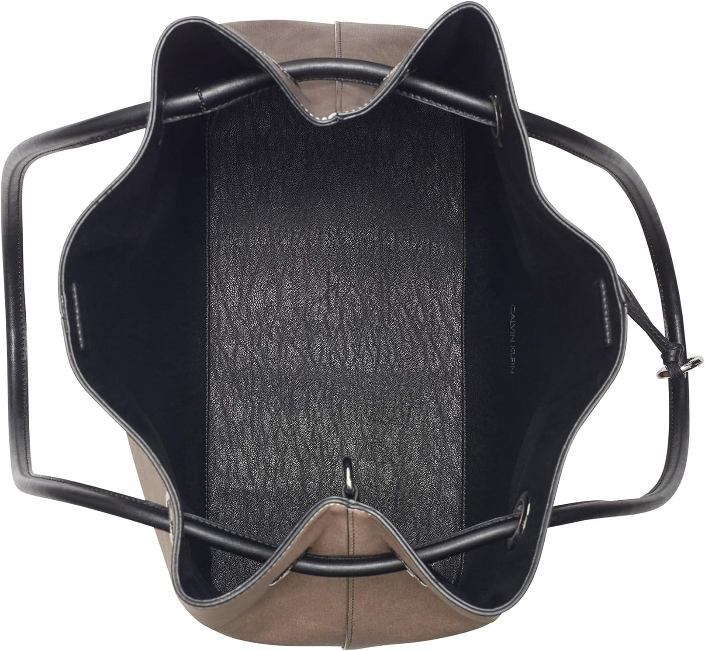 Calvin Klein Gabrianna Bubble - Bolso llave Norte\/Sur de piel sint...