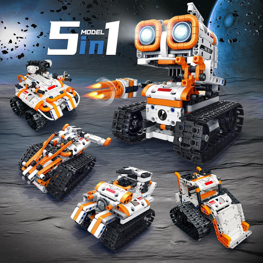 Kit de construcción de robótica STEM 5 en 1, 560 piezas de bloques...