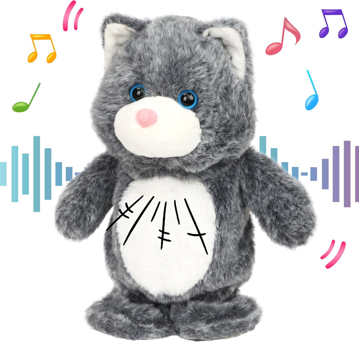 Hopearl Gato que Habla y Canta Repite lo que Dices Gatito Caminante...