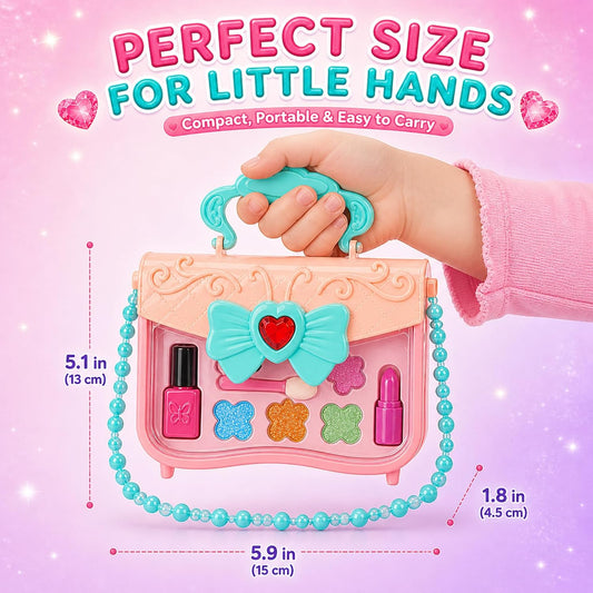 Kit de maquillaje infantil para niñas \u2013 Juego cosmético lavabl...