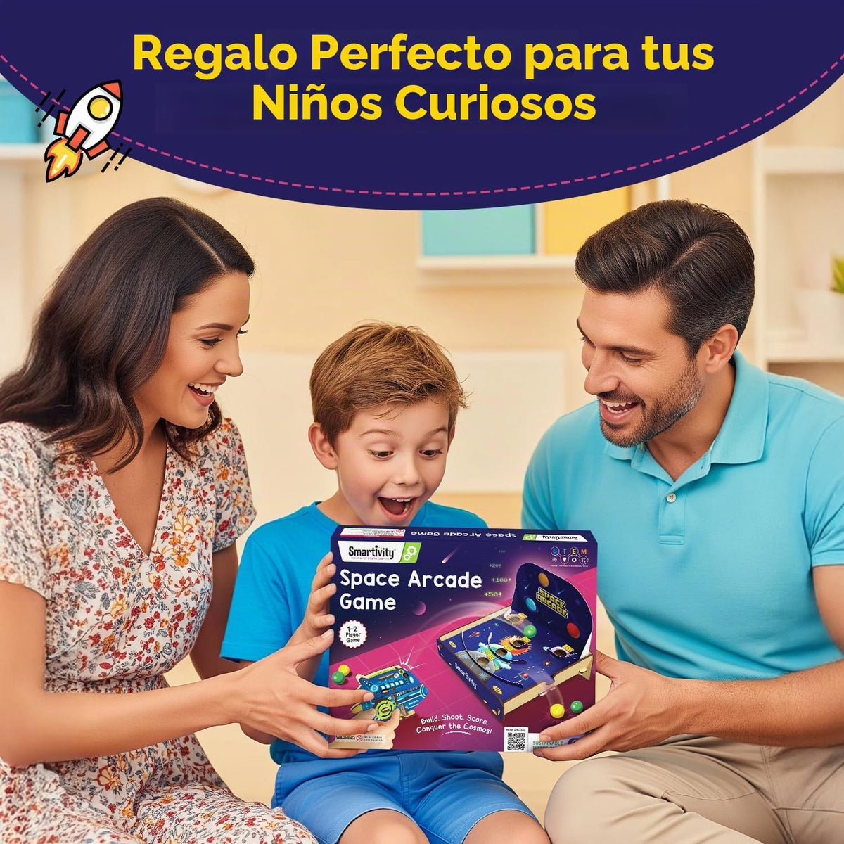 Smartivity Juego de arcade espacial para niños de 6 a 14 años | Div...