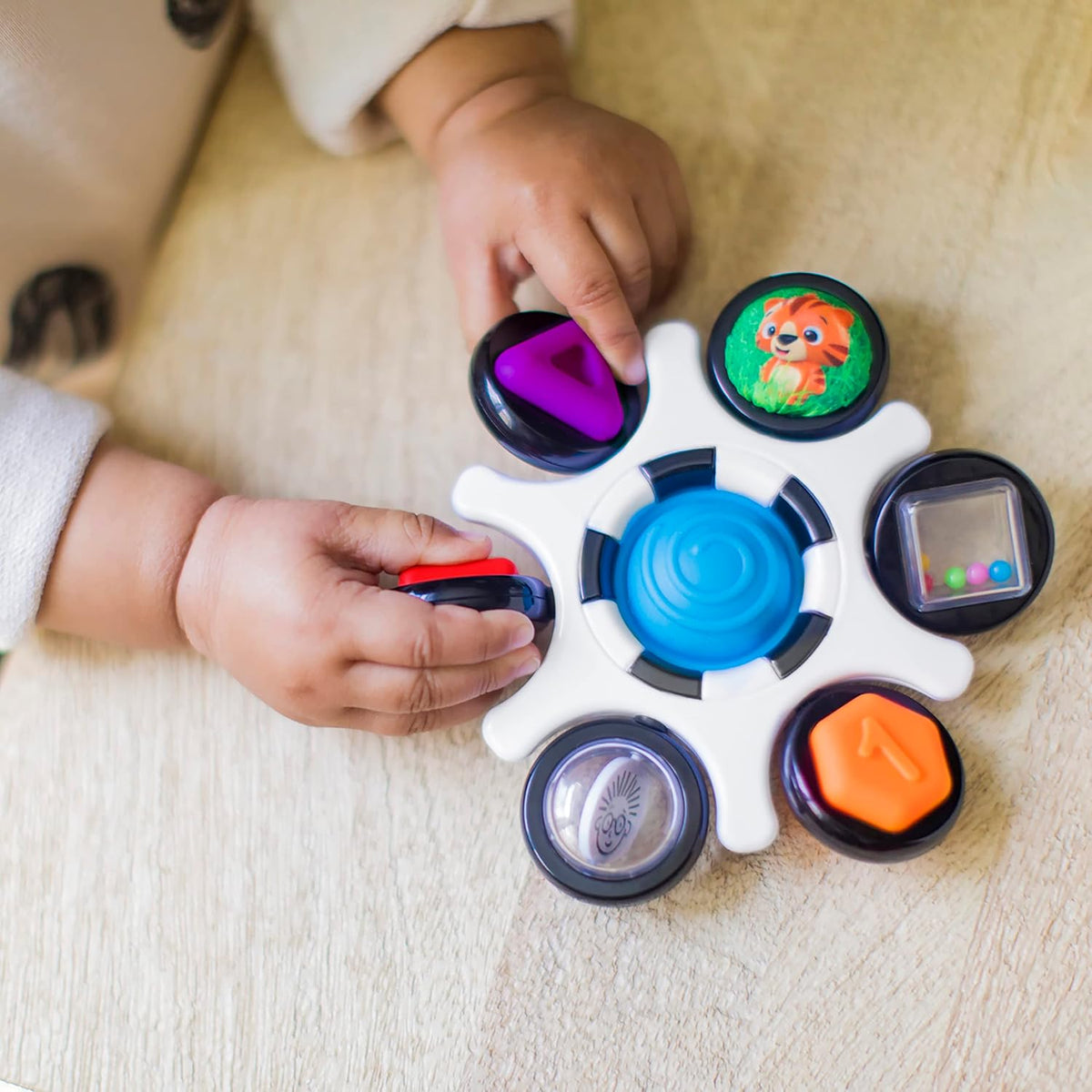 Baby Einstein Curiosity - Juguete sensorial para ansiedad y sonajer...