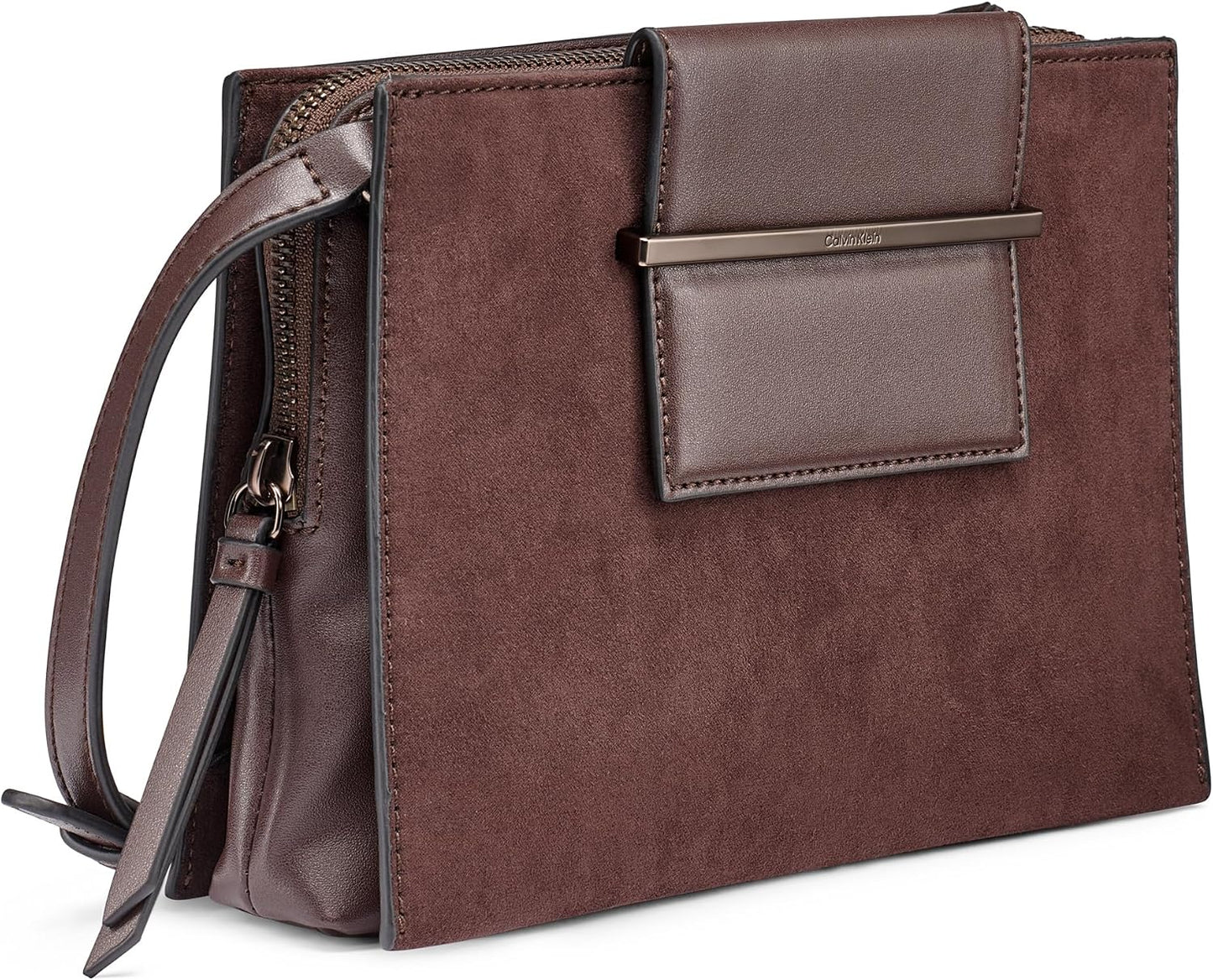 Calvin Klein Bandolera Sybil con triple compartimento para mujer