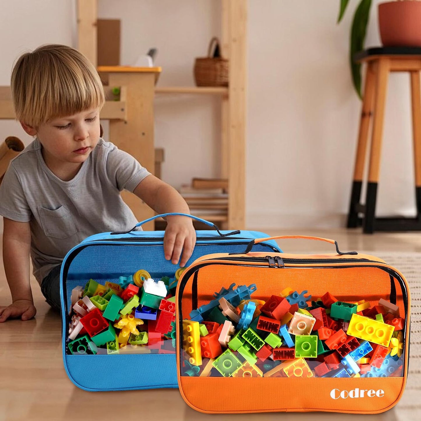 codree Paquete de 6 bolsas grandes de tela Oxford para almacenamien...