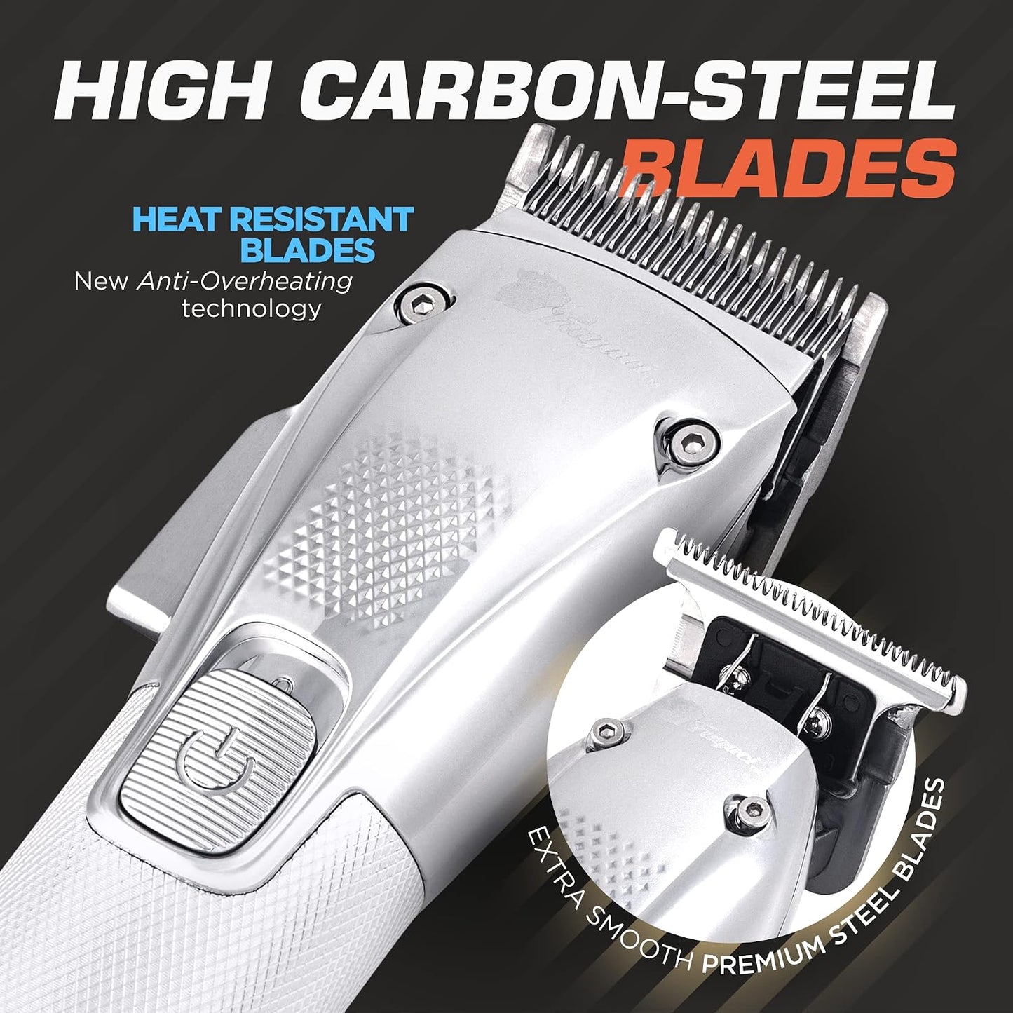 Fagaci Juego de cortapelos profesional para hombre, Turbo Power con...