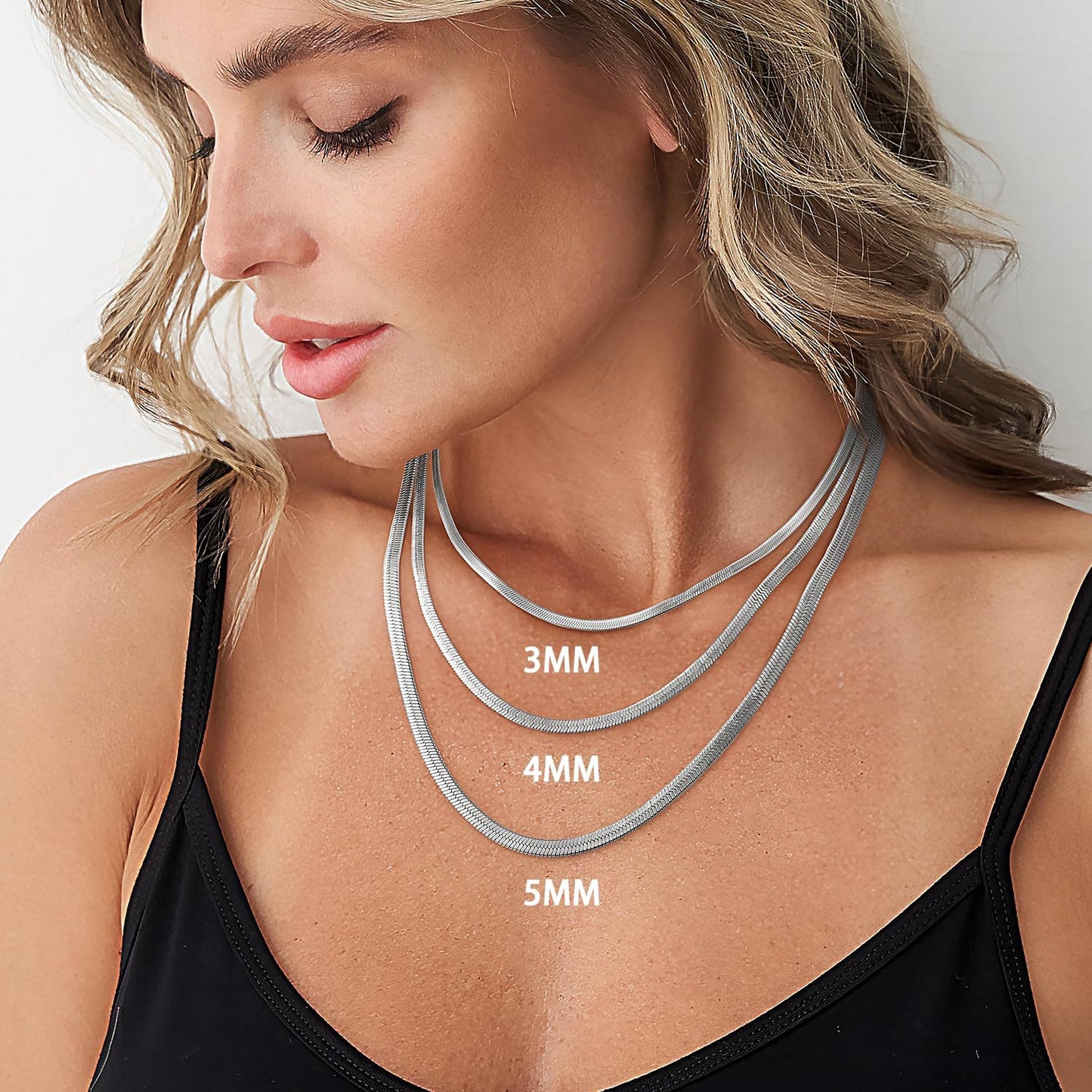 Jewlpire Collar de Espiga Chapado en Plata\/Oro para Mujer, Collar...