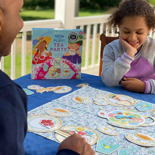 eeBoo: Juego giratorio de fiesta de té, desarrolla paciencia y habi...