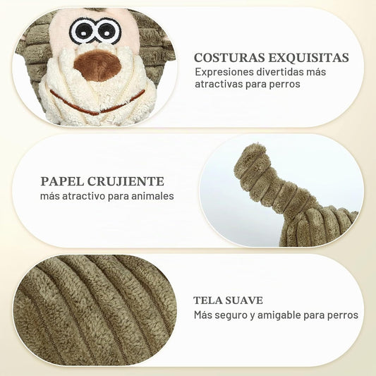 BUYPOW Juguetes para perros grandes - Juguetes de peluche chirriant...