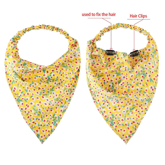 Syhood Juego de 6 pañoletas para cabello floral para mujer y niña,...