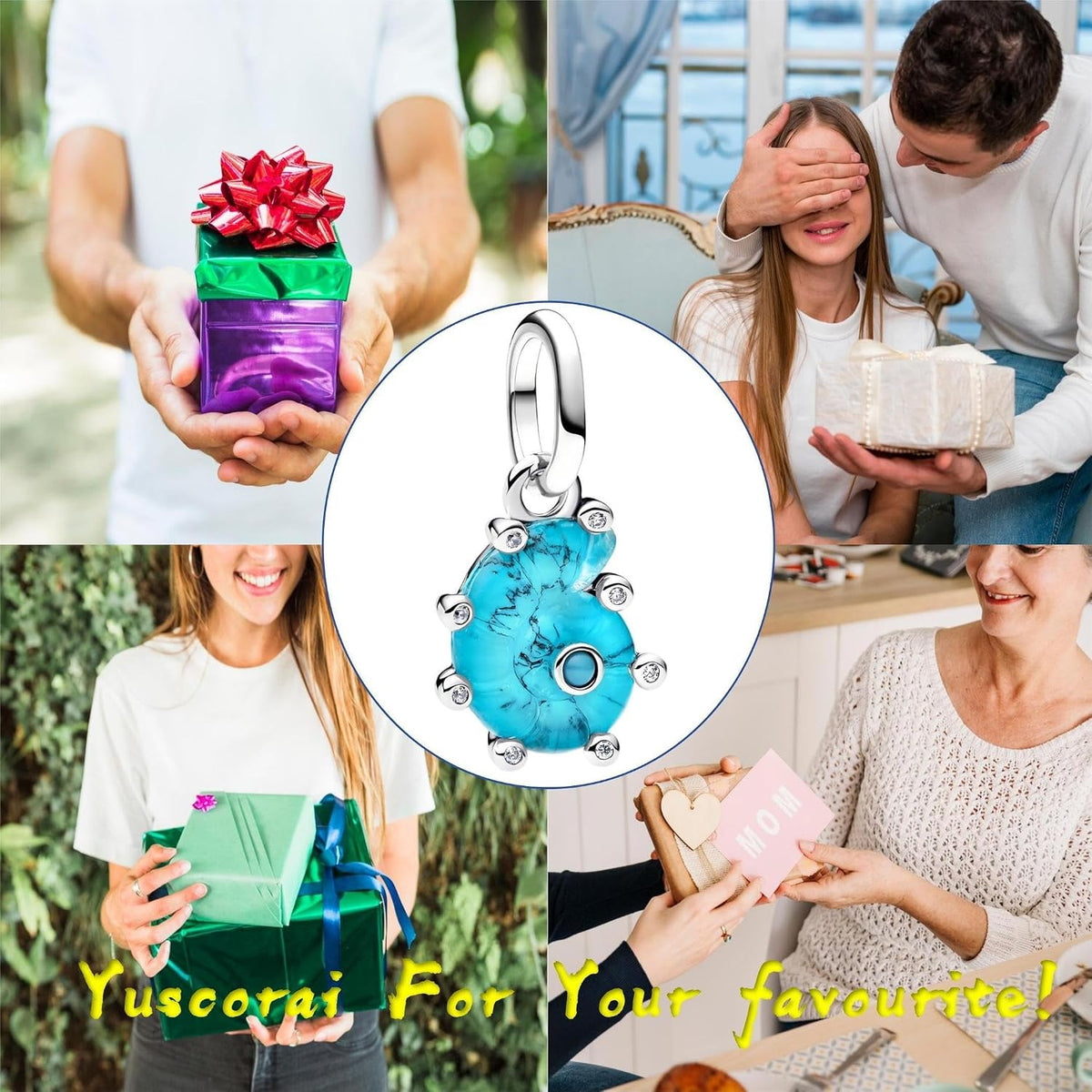 Yuscorai Bonitos dijes de moda para pulseras y collares, para cumpl...