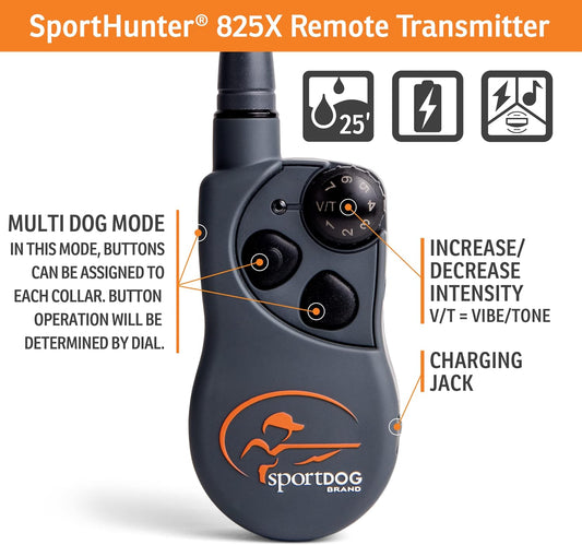 SportDOG Brand SportHunter 825X - Entrenador remoto - Collar estáti...