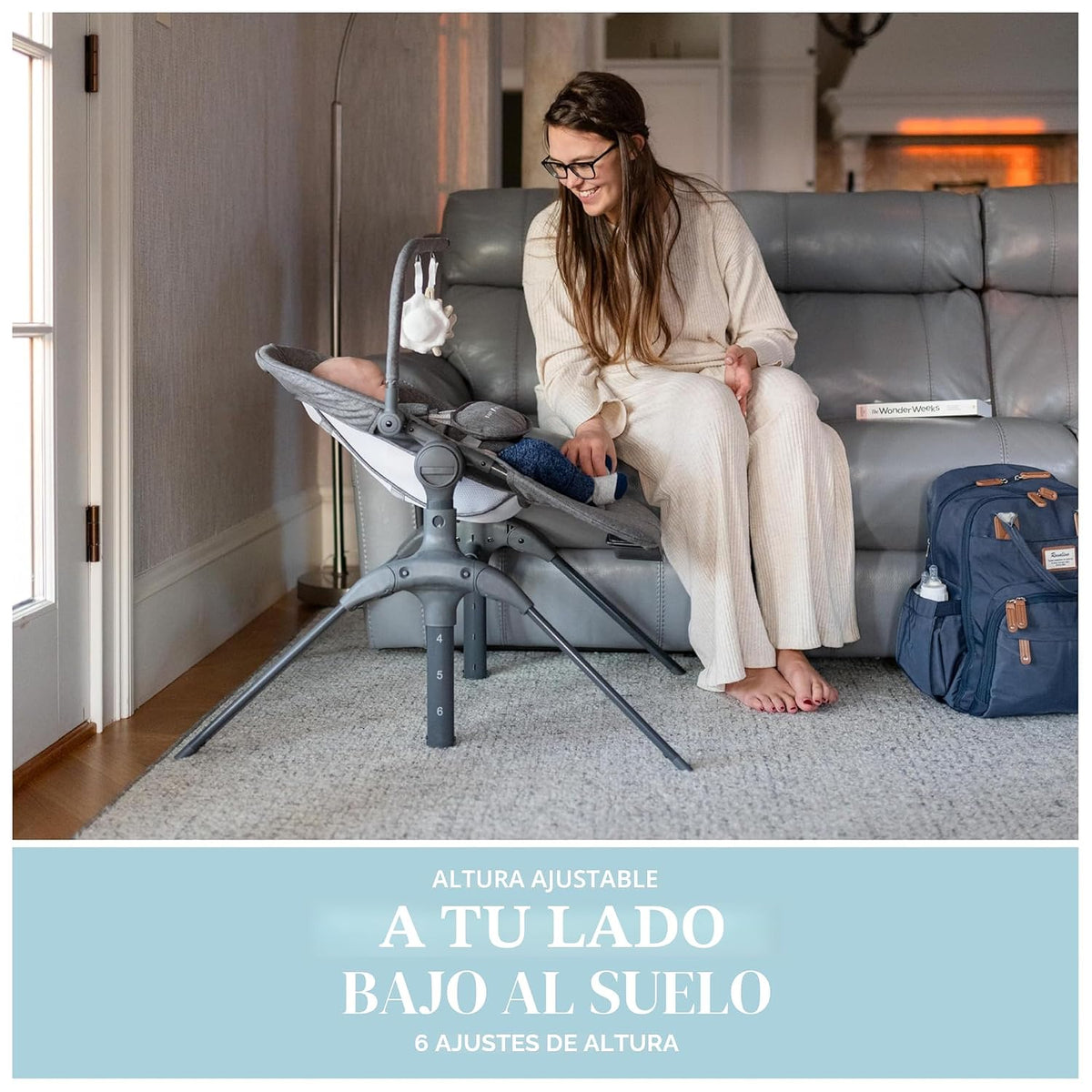 Baby Delight Bloom Silla de Bebé | Silla de Bebé Calmante y Ajustab...