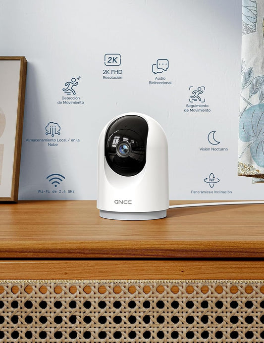 GNCC Cámaras 5G para seguridad en el hogar interior, mascota\/perro...