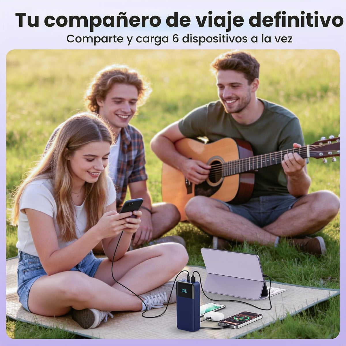 Cargador portátil de 50800 mAh, batería de carga rápida USB C de 25...