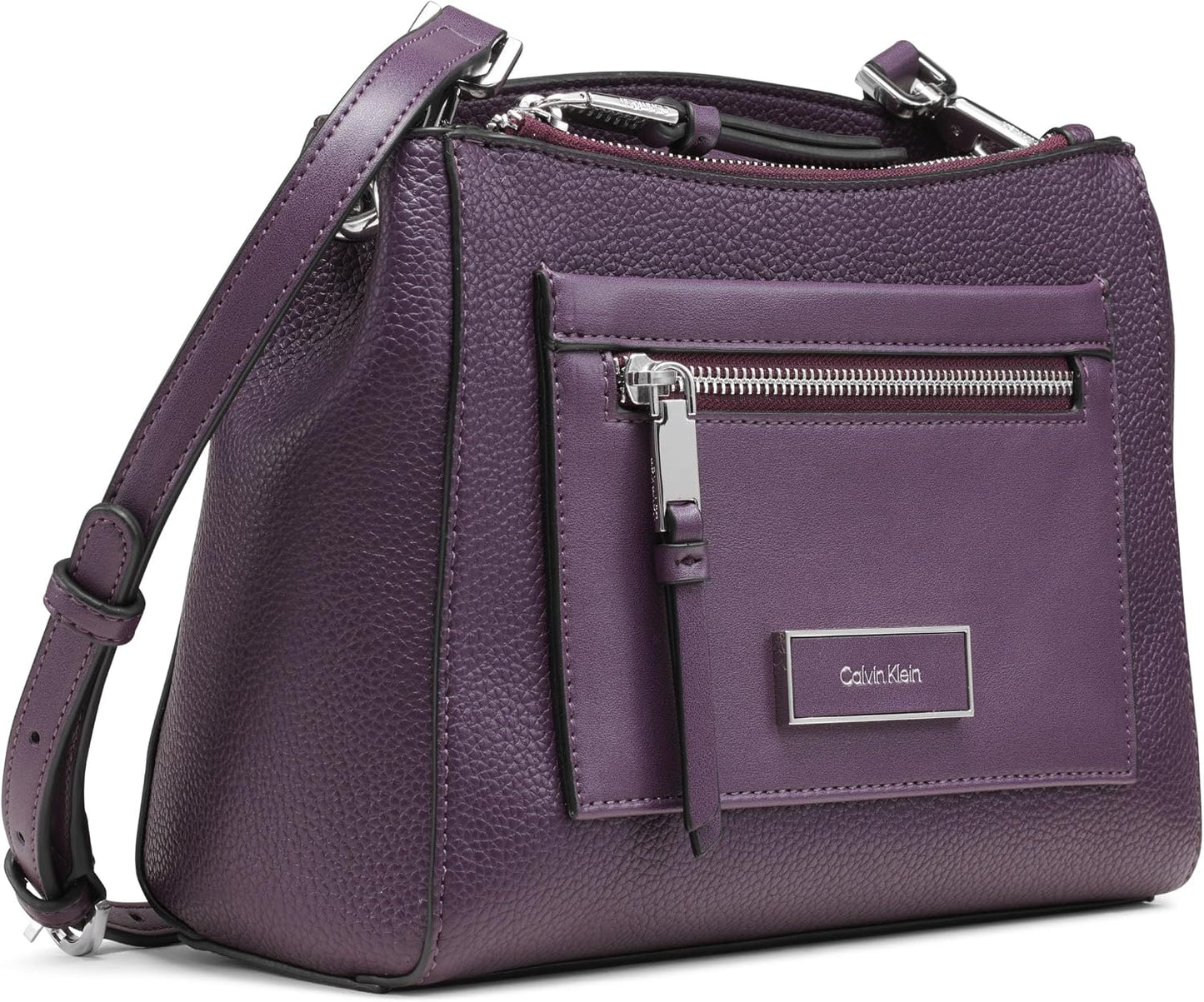 Calvin Klein Bolso bandolera Hadley con tres compartimentos para mujer