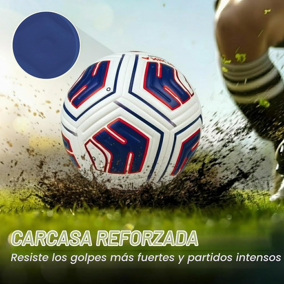 STRIKA Balón de fútbol prémium tamaño 5 y 4 \u2013 Pelota híbrida p...