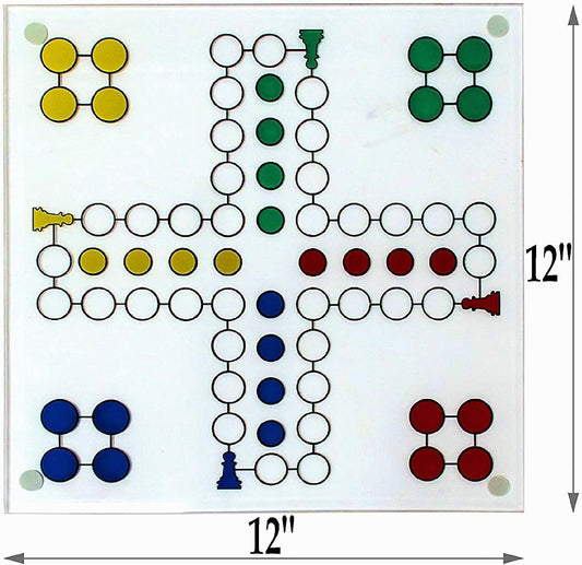 Juego de beber Ludo (parchí) con 16 vasos de chupito, 2 dados y tab...