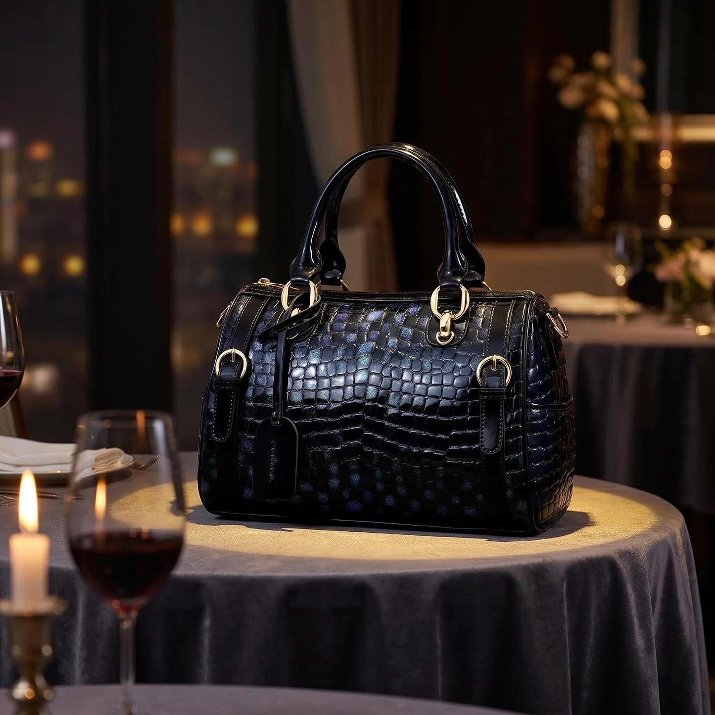 FEIMINA Monederos de cuero genuino para mujer, bolsos de diseñador...