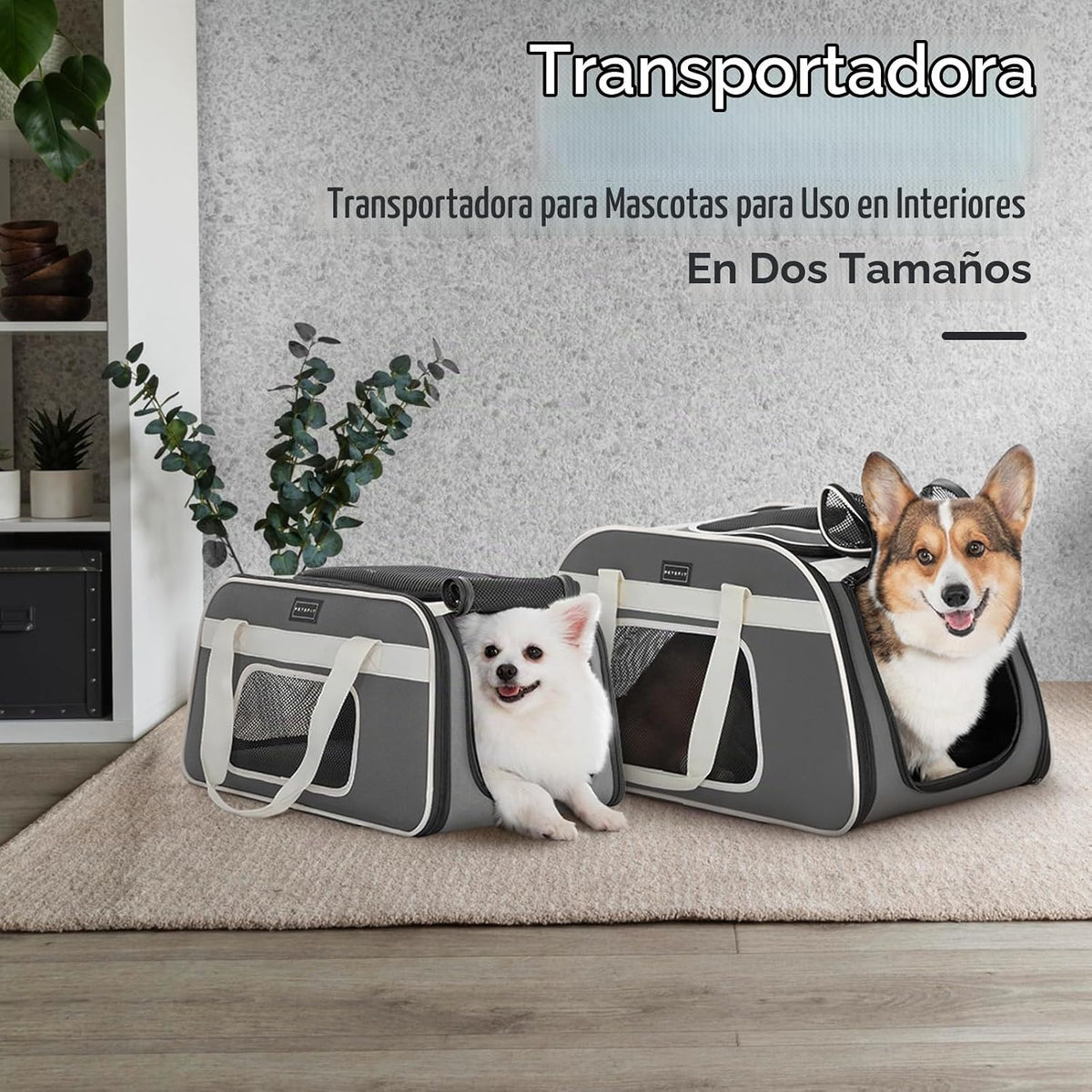 PETSFIT Transportador para gatos aprobado por aerolíneas con ruedas...