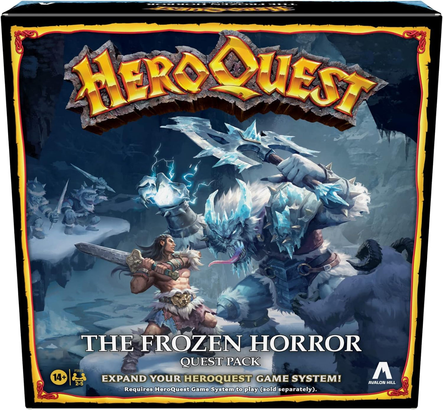 Avalon Hill HeroQuest The Frozen Horror Quest Pack, juego Dungeon C...