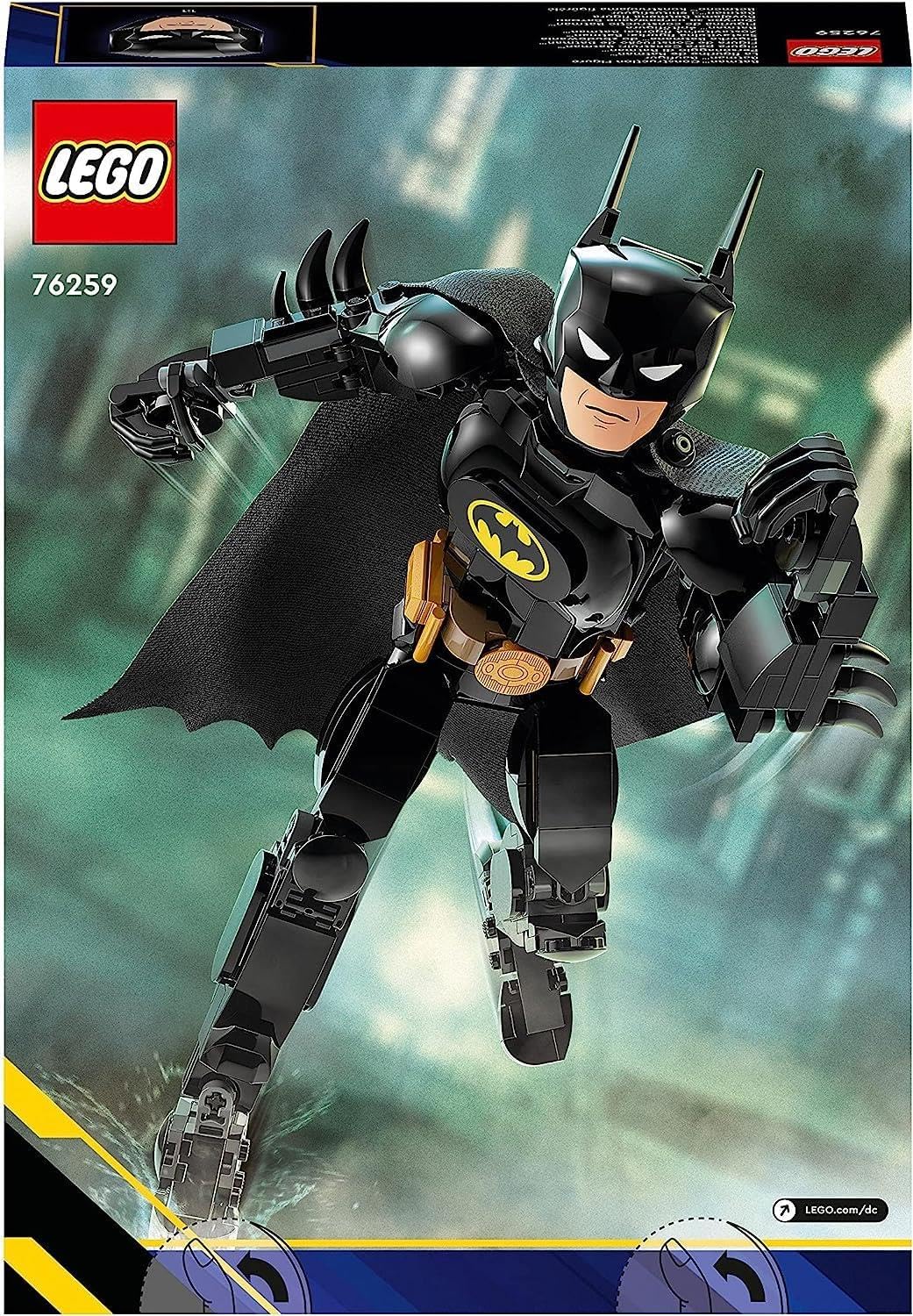 Lego 76259 DC - Figura de Batman de superhéroe, juguete de construc...