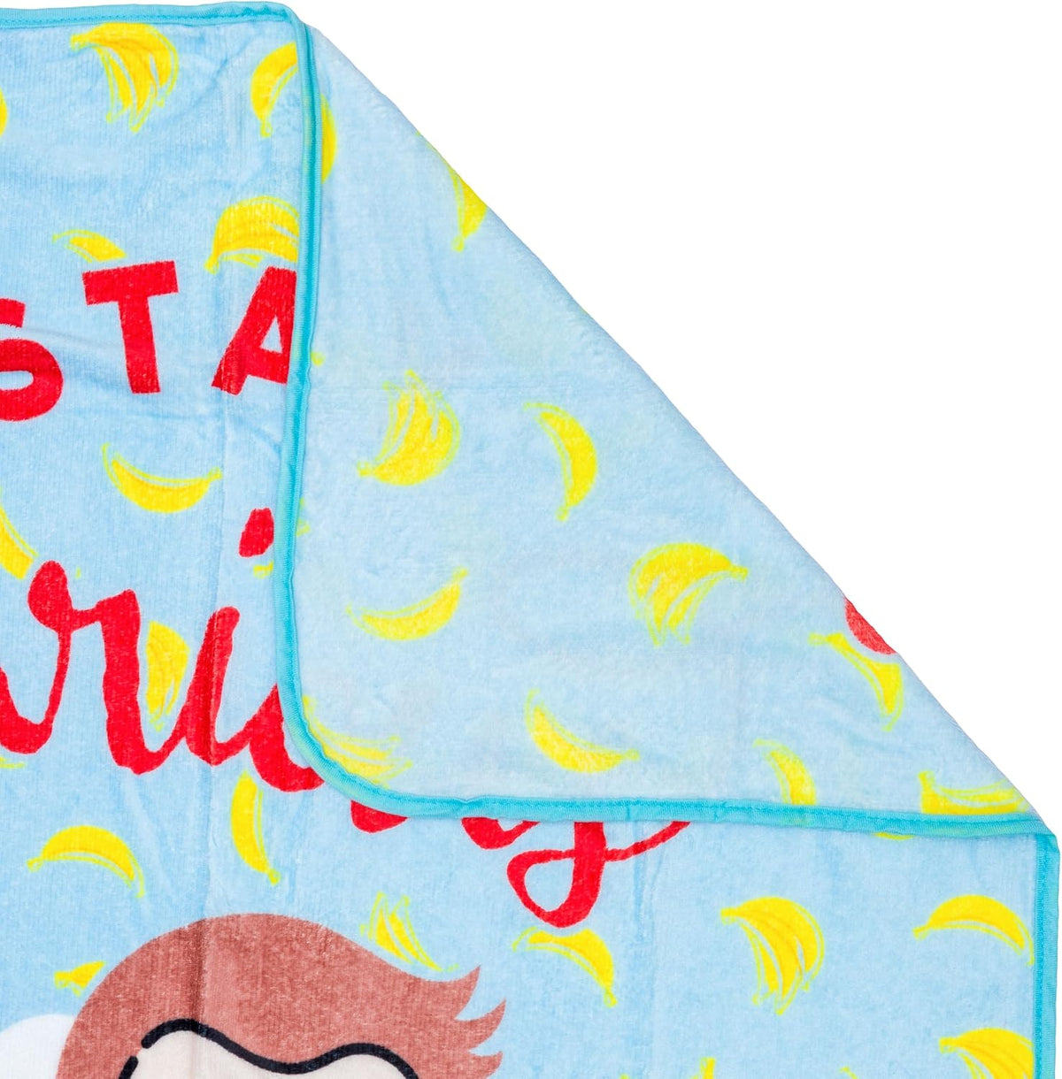 Silver Buffalo Curious George, manta de forro polar, 45 x 60 pulgad...